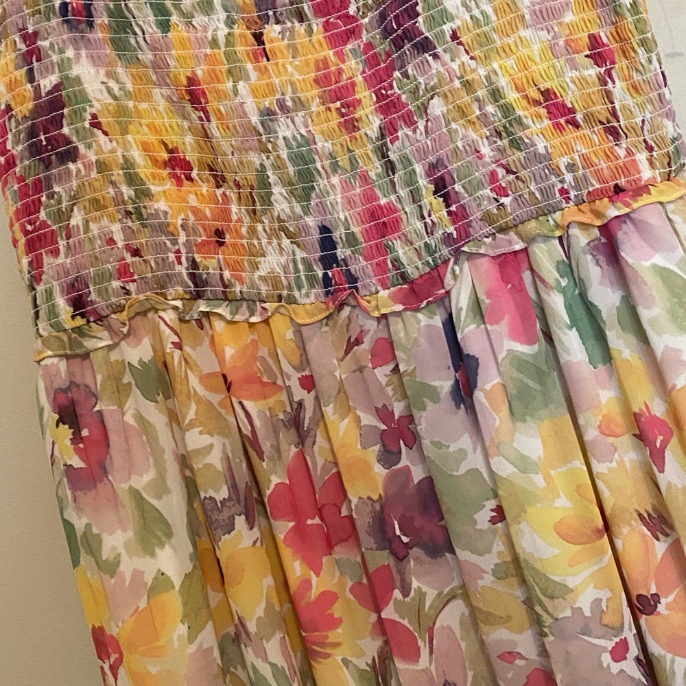 ML MONIQUE LHUILLIER Blooming Field Smocked - Picture 7 of 11